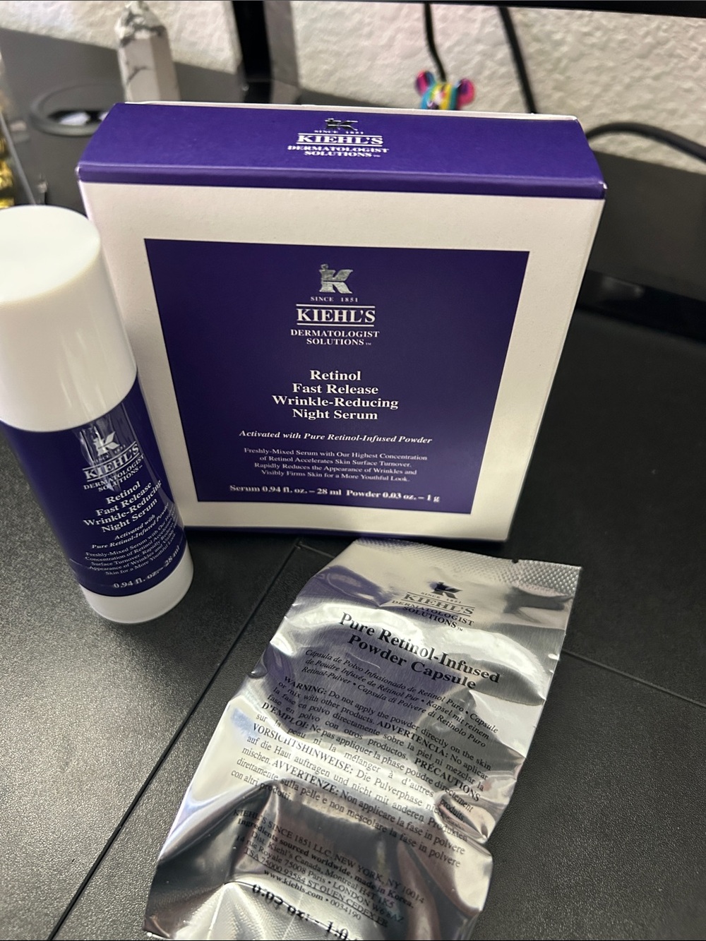 Kiehl's Retinol Fast Release Night Serum set - Picture 2 of 3